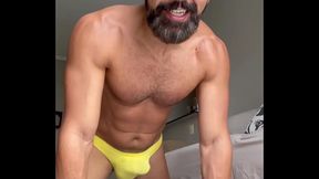 Yellow thong - Home Workouts Part 1