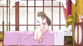 Naked anime babe is teased & prodded