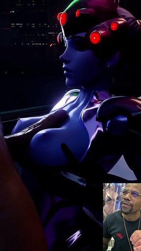 Widowmaker Gets Her Small Tits Fucked by a Thicc Ass Cock