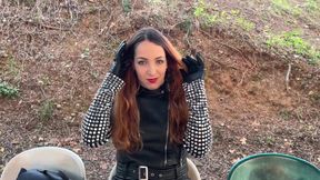 Liz Rainbow Smoking an Arturo Fuente Opus X Fuente Fuente