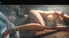 Ada Wong Tasted by Monstrous Tentacles in Steamy Hentai Horror Encounter