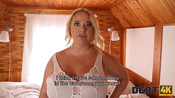 DEBT4k  Pregnant Slut Pays with Her Pussy with Monika