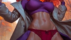 Sexy Dance with Big Boobs and Cameltoe Pussy Panties