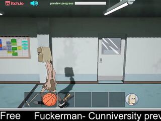 Fuckerman-Cunniversity preview (free game itchio) Adventure, 2D, CG, Adult, Animation, Toon, cunniversity, fuckerman, shemale hentai, NSFW, Porn