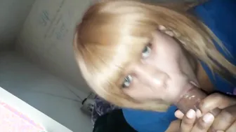 Amateur Crossdresser Gives a Blowjob in Homemade Gay Video