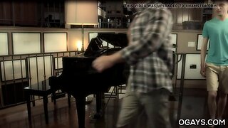Pianist dirk caber fucks his teen gay fan