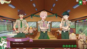 Scoutmaster smashes twink femboys in camp talk sequel Russian voice