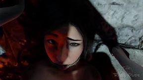 Lara croft get fucked by Tifa (Lara'_s part 03 [TheRopeDude])