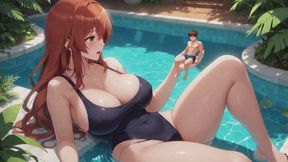 Giantess Fantasies #5B: Giantess Poolside Macrophilia Fantasy Roleplay (Animated)