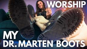 WORSHIP MY DR MARTEN BOOTS | FEMDOM POV BOOT WORSHIP | Sophia Truee