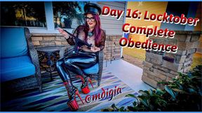 LOCKTOBER DAY 16: COMPLETE OBEDIENCE