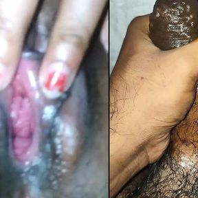 Desi wife videos calling pussy fingered show And husband handjob