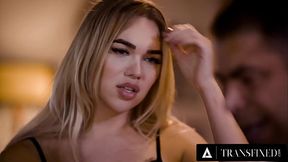 TRANSFIXED - Trans Stepdaughter Knows Her Stepdad Desperately Wants Her Cock