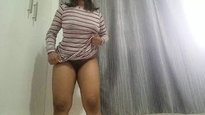 Mom seduces son with sultry dance and spreads her juicy, dripping slit