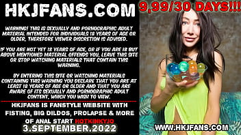 Hotkinkyjo take in ass XO speculum &amp_ small balls. Then anal fisting &amp_ prolapse