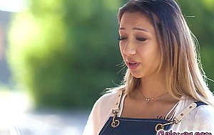 Passionate visit with Mae Milano leads into a hot fuck sesh
