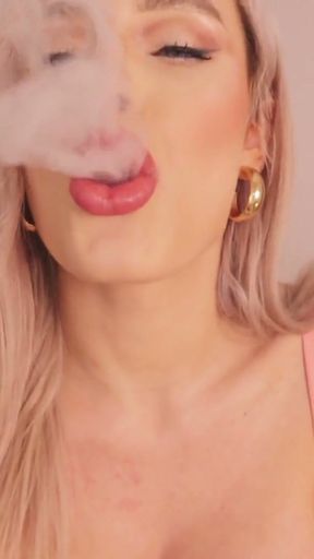 Cum for me as I smoke on your cock!   Clip 2