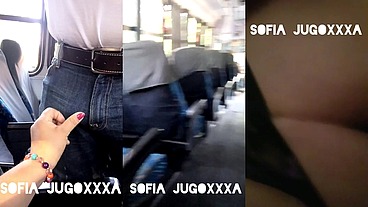 Mi puta caliente en el metro en el camión en la camioneta y en el hotel con diferentes desconocidos