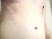 Me in Only My Brief-Cut Underwear w/My Hard Transgal Clit & Spankable Ass