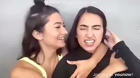 Lesbian Couple Handgag Comp