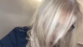 Hotel Stairwell Blowjob Public Cumwalk With Naughty Jojo