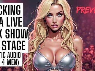 Banged on Stage in a Sex Show - Audio Porn
