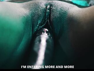 Ebony Angel With Large Melons Coarse Bang With Alien Monster