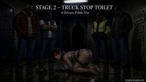 Stage 2 – Truck Stop Toilet | 4 Drivers Public Use | Dark Babilon