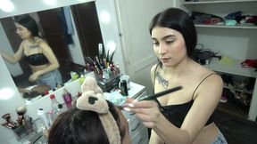 behind the scenes. sabrina miller, yessica bunny, gemma leone + pissing. ltp088