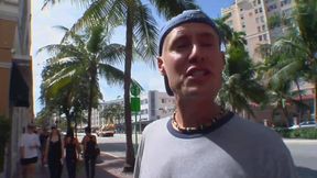 Stunning blonde with big boobs picked up and fucked