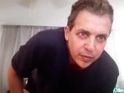 POV Straight friend gets Curious Straight Male Celebrity Cory Bernstein gift,FIRST TIME USING DILDO