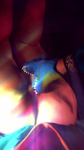 Must-share moment from &quot;They&#039;re playing a weird game... A Perverted T-Rex nibbles her huge boobs and drools profusely on her&hellip;&quot;