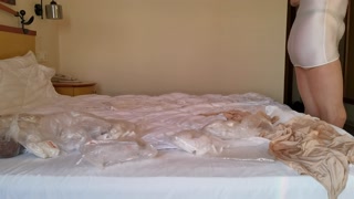 Sissy Slut Michelle in a New Lingerie Preparing Before a Date in a Hotel of Turkish Bodrum