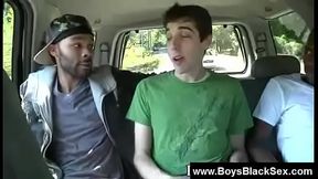 Blacks Thugs Breaking Down Sissy White Boys 18