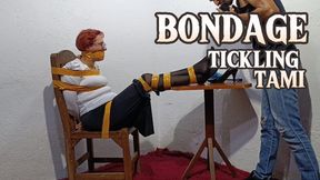 Bondage with tape and pussy stimulation with a vibrator (44)