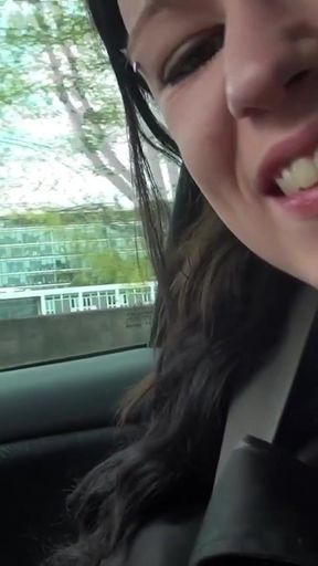Spectacular moment from &quot;Vanessa , a pretty brunette, shows off on the Champs Elysees&quot;