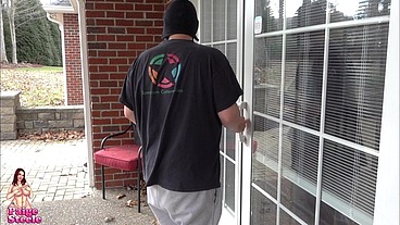 Burglar Ties Up And Breeds A Reluctant Bitch