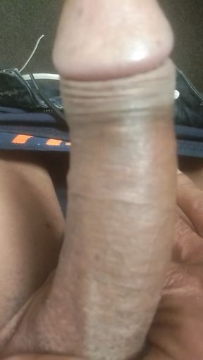 Showing my big dick