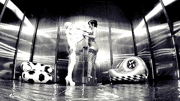l. Badcock And Amber Leigh Oil Up For A Lesbian Fuckfest
