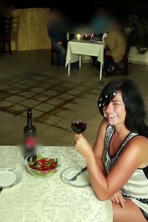 Omg! I Pulled Out His Cock in Restaurant in Public!