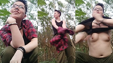 I went for a little walk in the woods and it was lovely ?