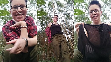 I went for a little walk in the woods and it was lovely ?
