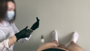 medical exam of a flaccid uncut cock POV (1080p mp4 )