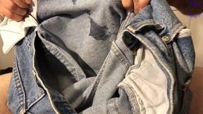 stud jo in jeans 2 cum in them
