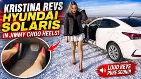 Kristina Hard Revving in Jimmy Choo High Heels Full Video 22 Min 1080