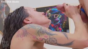 Charlotte gets her throat and rear smashed in a rough and humiliating scene