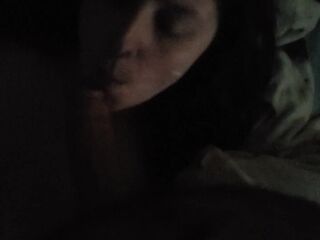 I love sucking on this fat cock all night