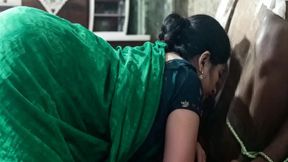 Newly married couple hard sex on bed.  Desi couple fuck hard in bedroom