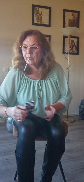 Enjoying a cigarette and ashing in my mouth