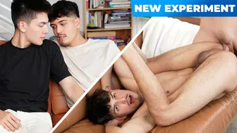 Isaac Blanco and Fernando Paradise film their first raw bareback session